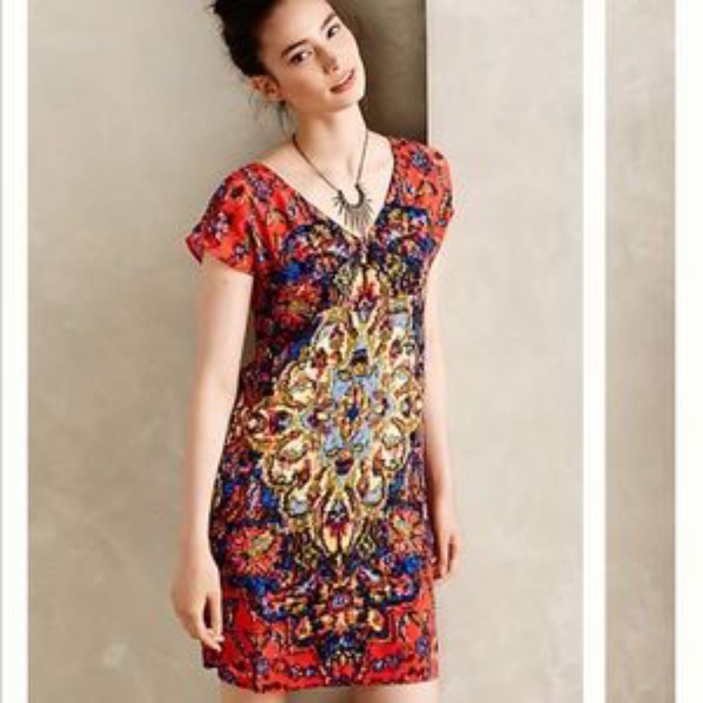 Anthropologie Maeve Prins Tunic Dress Large